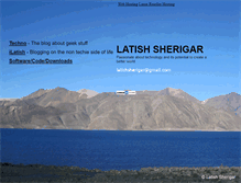 Tablet Screenshot of latish-sherigar.com